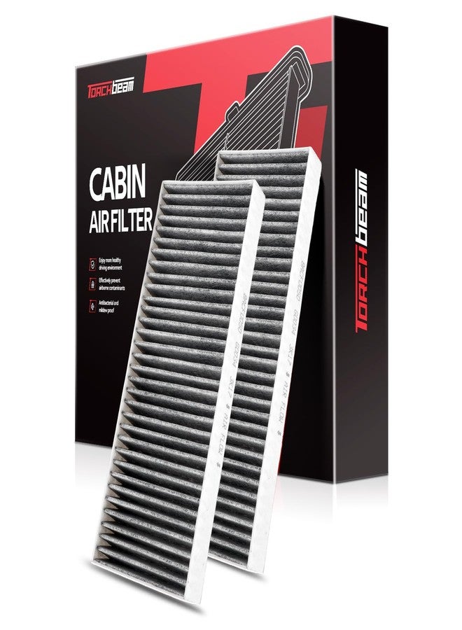 Torchbeam PACK of 2 Cabin Air Filter CF10553| Fits Frontier 2005-2023 2.5L, Pathfinder 2005-2012, Xterra 2005-2015, NV2500 2012-2015 4.0L, NV1500 2012-2015, Equator 2009-2012 2.5L - Image 1
