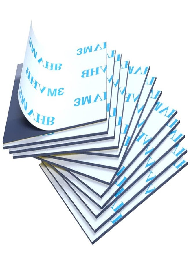 eQualle 16 of 1.5 x 1.5 inch Pads Made of Compatible with 3M Tape Adhesive Double-Sided Glue Replacement Kit Square Pads - Image 1