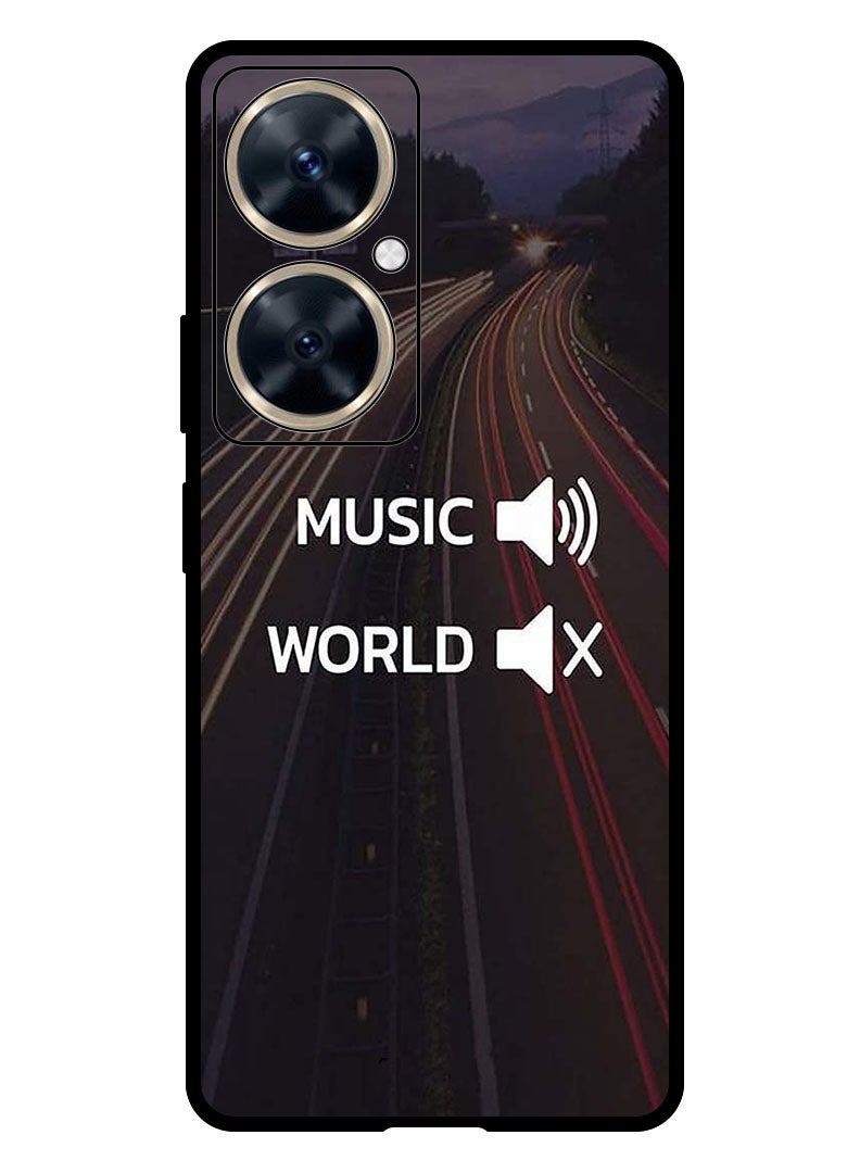 Theodor Protective Case Anti Scratch Shock Proof Bumper Cover For Huawei Nova 11i Music Word - Image 1