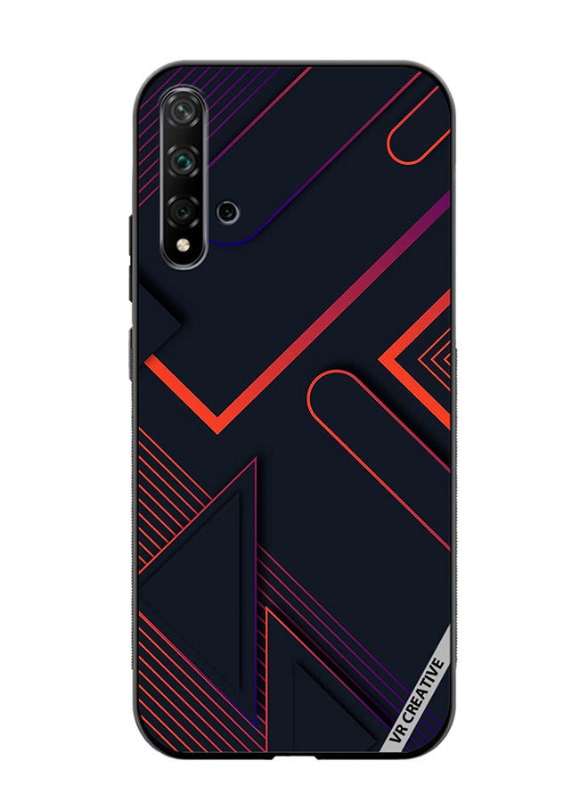 VR CREATIVE غطاء حماية لهاتف هواوي نوفا 5T بتصميم قوام متعدد الألوان - Image 1