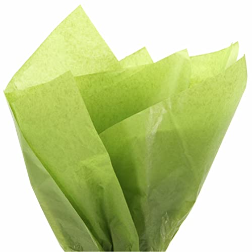 PMLAND Gift Wrapping Tissue Paper  Vibrant Lime Green Color  Large 26 x 20 Inches 60 Sheets