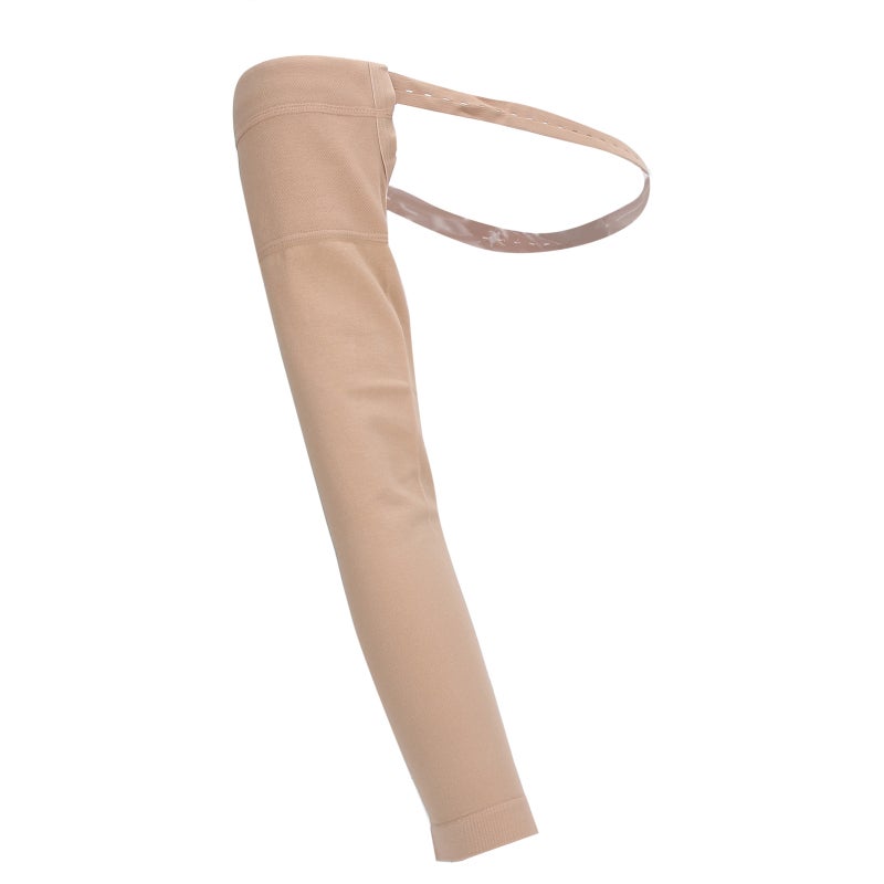 Lymphedema Compression Sleeve M Size Gradual Pressure Swelling Reduction - Anti-Slip Shoulder Strap Post Mastectomy Arm Sleeve for Breast Cancer Recovery - Image 5