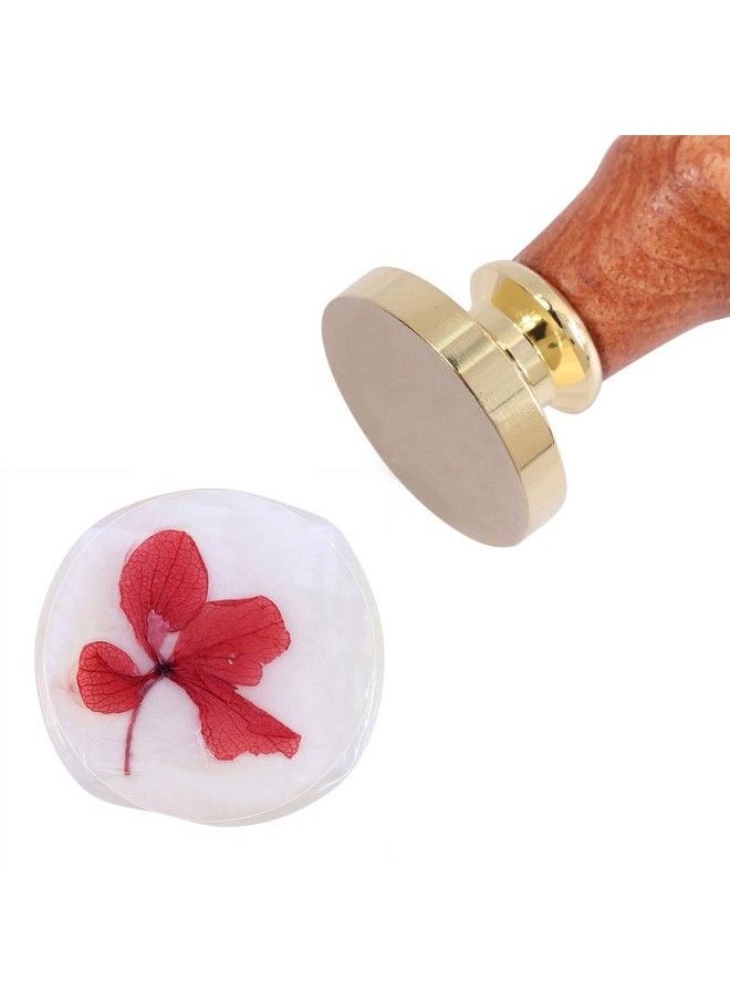 Mornajina Round Blank Wax Seal Stamp With Rosewood Handle Retro Wax Stamp Maker For Wedding Party Gift Packaging Decoration  - Image 3