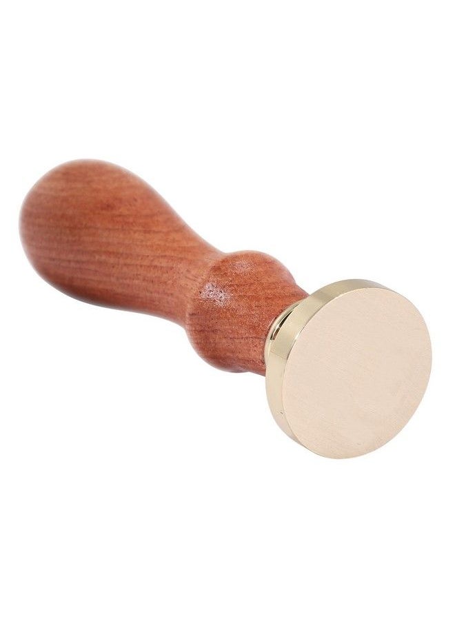 Mornajina Round Blank Wax Seal Stamp With Rosewood Handle Retro Wax Stamp Maker For Wedding Party Gift Packaging Decoration  - Image 5