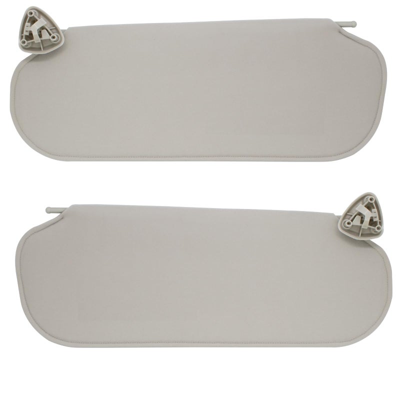 NHILES DriverLeft  PassengerRight Side Sun Visor Compatible with Chevrolet Express GMC Savana 1500 2500 3500 4500 19992019 Replaces 84054688 84054695 Beige