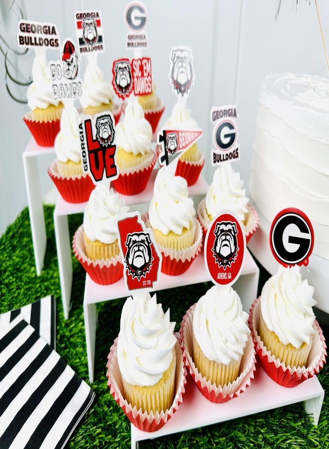 PartyKandy Party Supplies for Football, Birthday, Graduation Party Decorations (Georgia Bulldogs) - Image 2