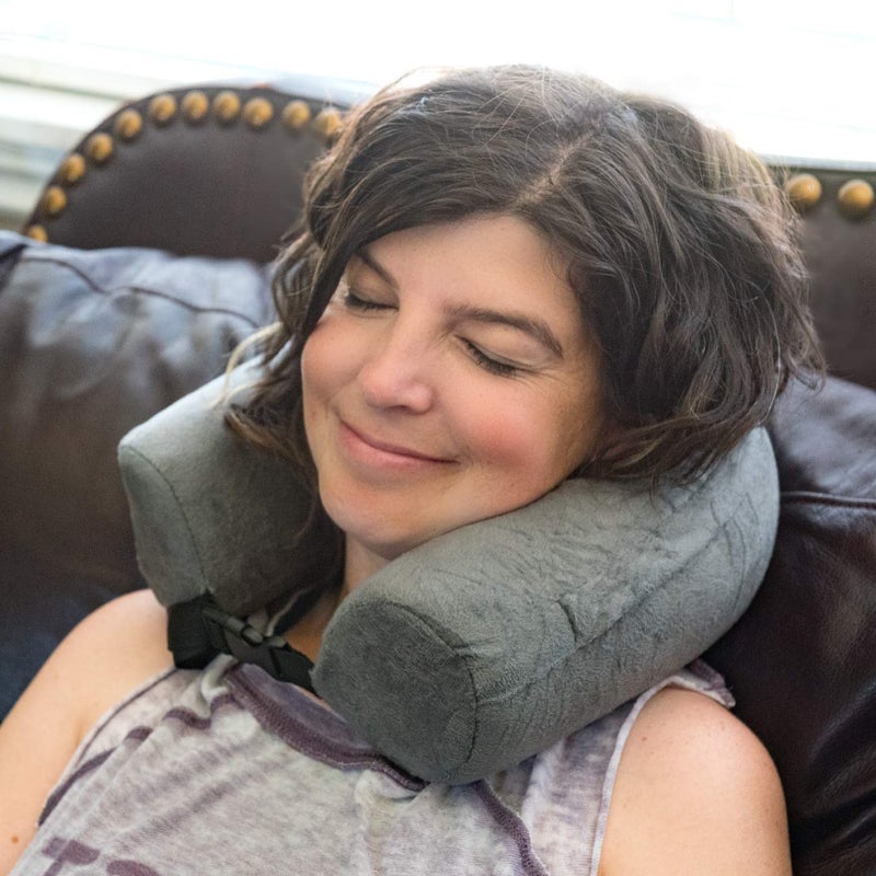 Dot&Dot Dot¨ Memory Foam Neck Pillow for Airplane Travel and Shoulder Pain Relief (No Bendable Core) - Image 2