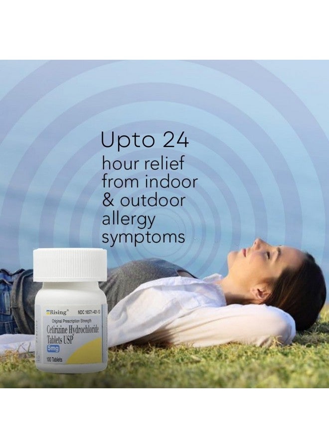 Rising Pharma - Cetirizine HCL 5 mg - Antihistamine Seasonal Allergy Tablets - 100 Tablets - Image 4
