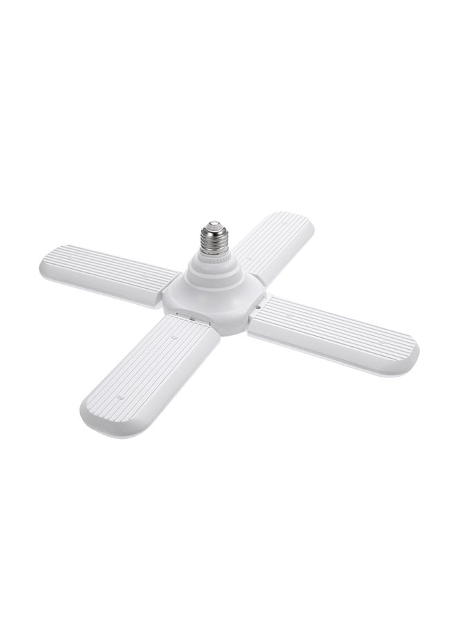 Foldable Fan Blade Ceiling Light White 25 x 8.8 x 17cm - Image 1