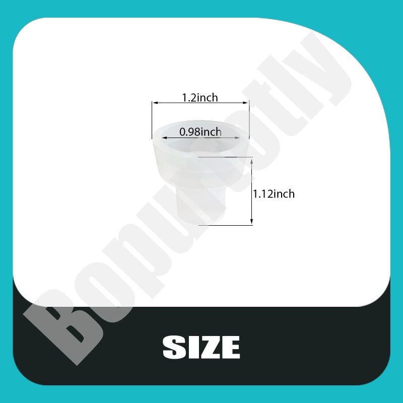Bopurtotly 00600.1000 Cup Compatible with Bunn Faucet Silicone Rubber Seat Cup (6Pcs) - Image 2