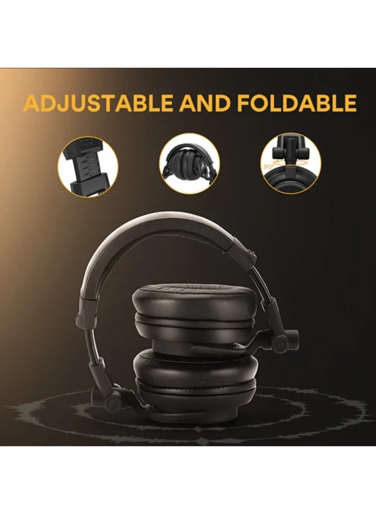 MAONO MH601 Professional Studio Monitor Headphones | 50mm Hi-Fi Drivers with Closed-Back Noise Isolation and Audio Sharing Feature | Ideal for Podcasting, Recording, Audio Editing, Mixing, Streaming and Gaming - Image 5