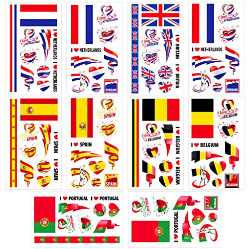 MAYCREATE® 10 Pcs Football Themed Vinyl Stickers for Women & Kids Waterproof UV Coated, Durable Decorative Stickers for Laptops, Phones, Bicycles, DIY Crafts, Home & Sports Events - Image 1