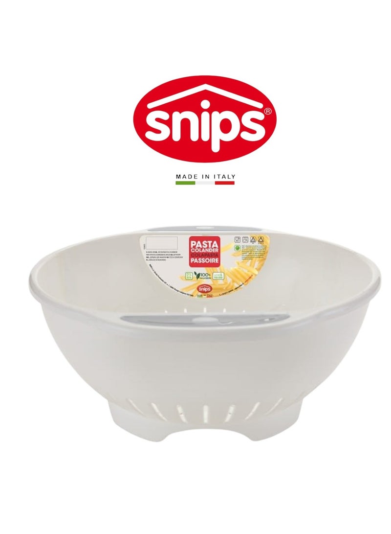 Snips Pasta Colander 28cm with Ergonomic Handles – Made in Italy - Image 1