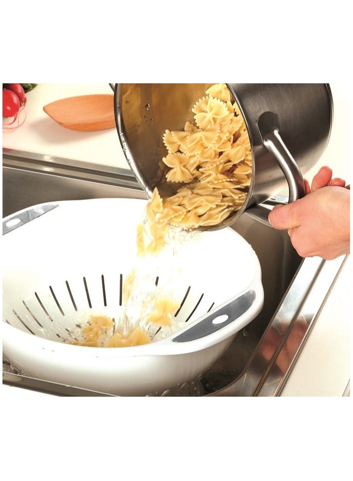 Snips Pasta Colander 28cm with Ergonomic Handles – Made in Italy - Image 3
