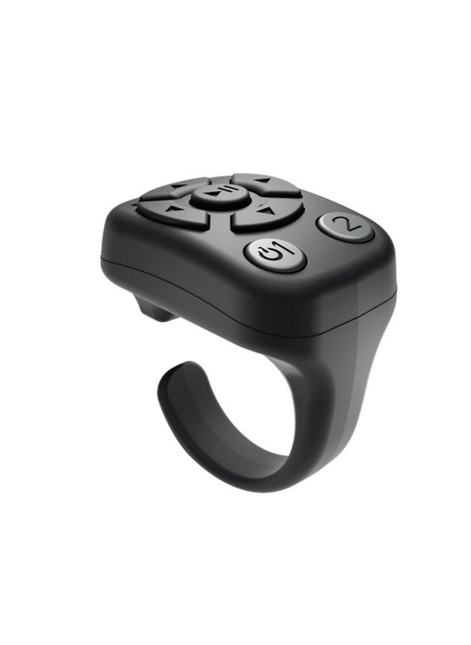 J6 Multi-function Ring Remote Control TikTok Flip Remote Photo Recording Video Ring 7 Key Bluetooth Controller-Color:J6 Fingertip Remote Control White (chinese Box)  - Image 5