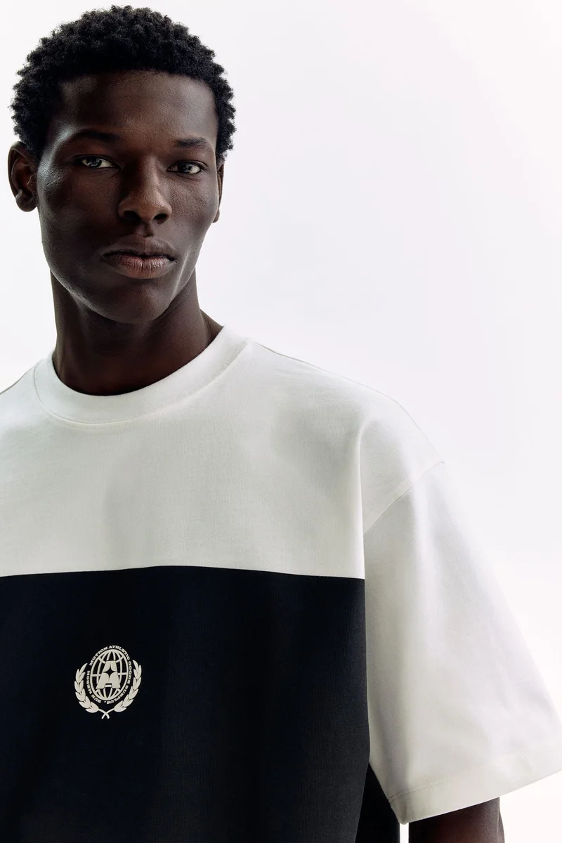 H&M Oversized Fit Printed T-shirt