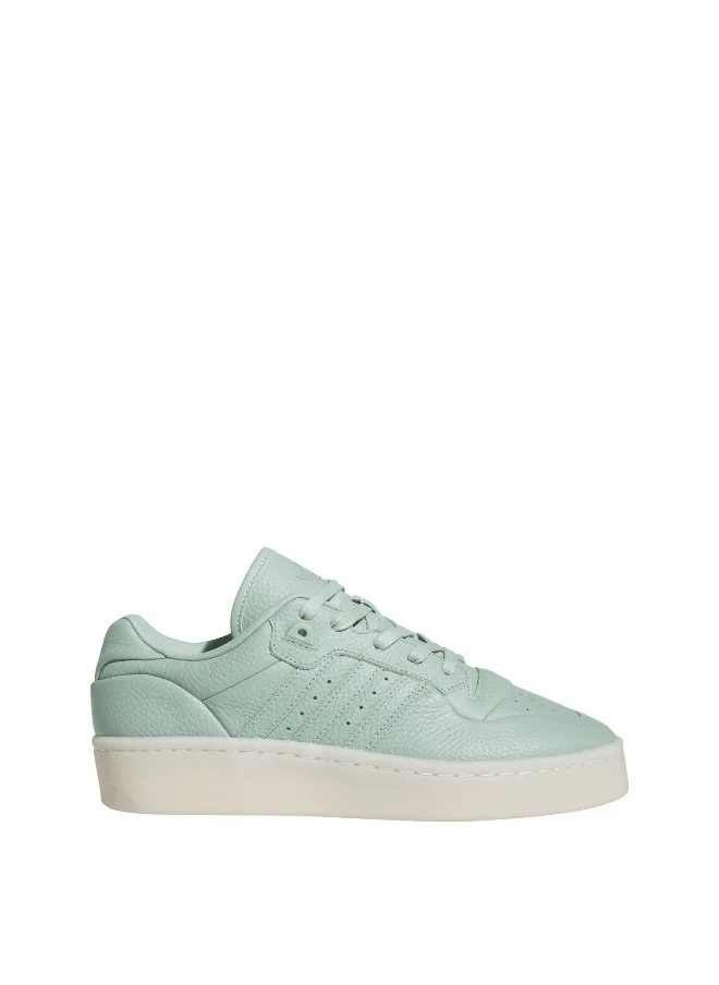Adidas Adidas Rivalry Lux Low Green Basketball Shoes For Unisex 3.5