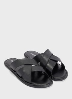 Robert Wood Cross Strap Sandals  - Image 1