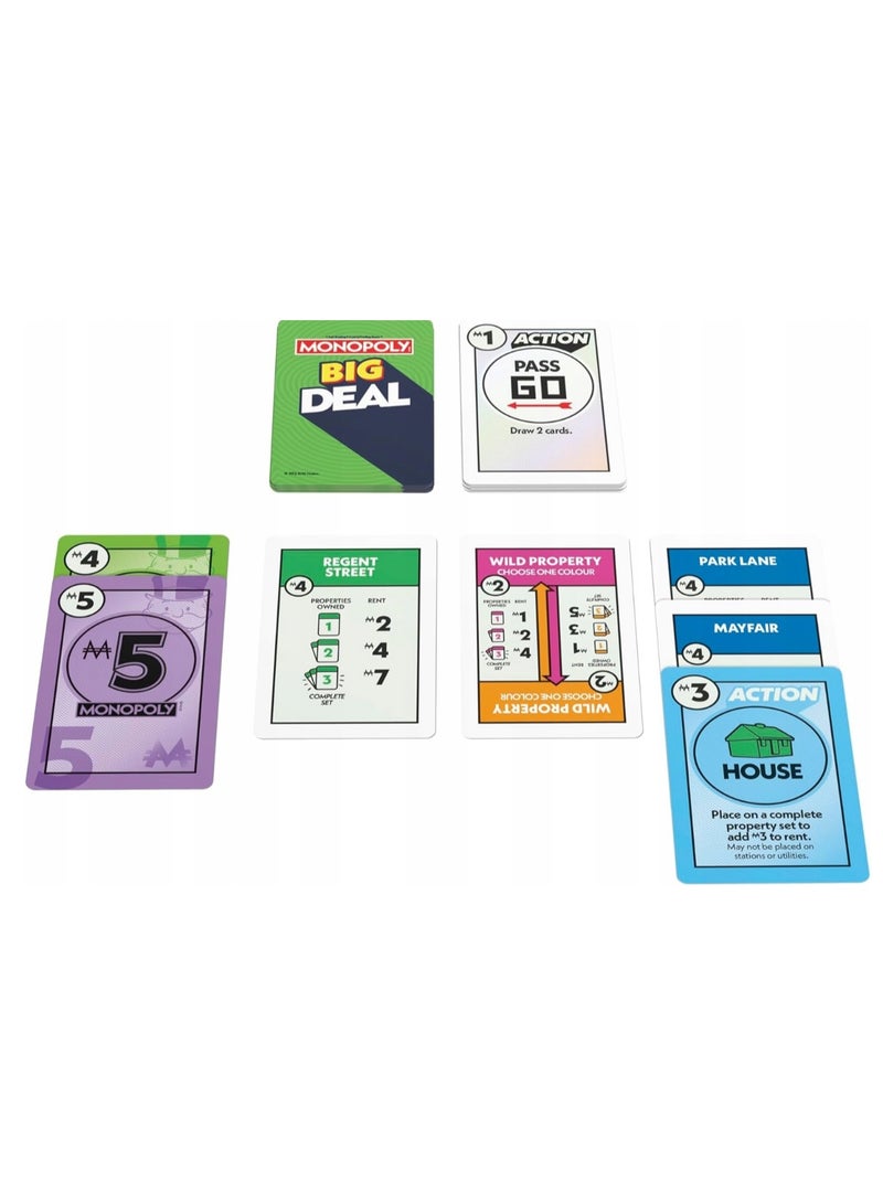 Hasbro Games Hasbro Monopoly Big Deal Card Game - Image 3