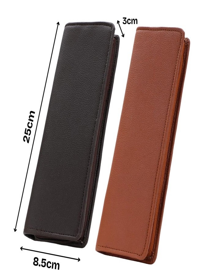 AZYEEA PU Leather Keychain pouch leather case Wallet Keychain for car Keys pouch for Men & Women Key Pouch Holder, Durable Bank Locker Key Pouch for Bank keys Home keys car key Holder Pouch (Tan) - Image 4