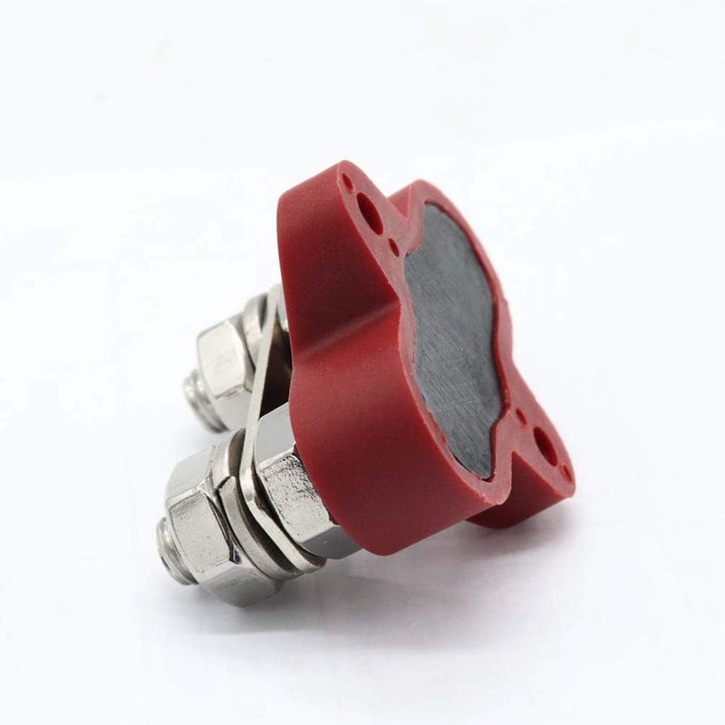 FAVOMOTO 48v Dual Terminal Heavy Duty Block for Car Boat Reinforced Base Design for Multiple Connections for Trucks Rvs Red - Image 5