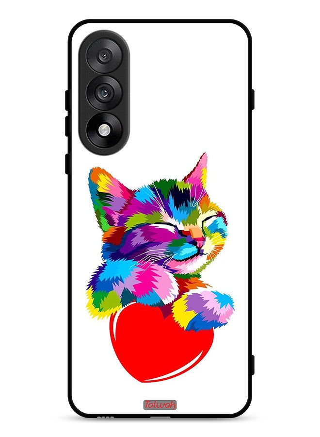 Tolwak OnePlus Nord 5 Protective Case Cover Colourful Kitten - Image 1