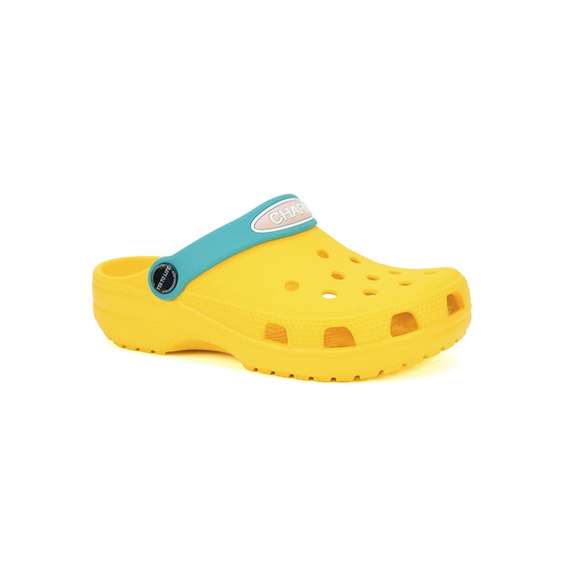 Children'S Soft-Soled Hole Shoes With Baotou Children'S Sandals Non-Slip Beach Shoes Boys Slippers Girls' Garden Shoes - Image 1