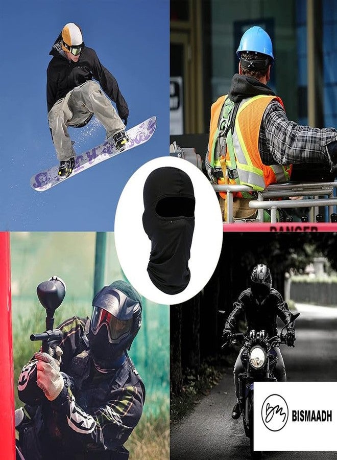 BISMAADH Balaclava Ski Mask, Neck Gaiter Motorcycle Scarf, Summer Cooling UV Protector for Men/Women White - Image 4
