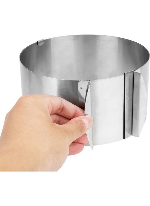 Nar Kalıp Narkalıp Round Adjustable Cake Mold Depth 9cm  - Image 3