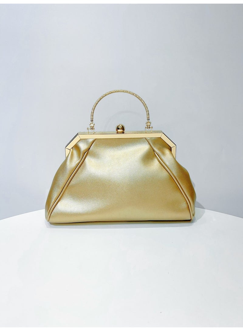 MAGNISHAN Luxury Rhinestone Evening Clutch Bag for Women, Elegant Party Handbag with Chain Strap - Image 3