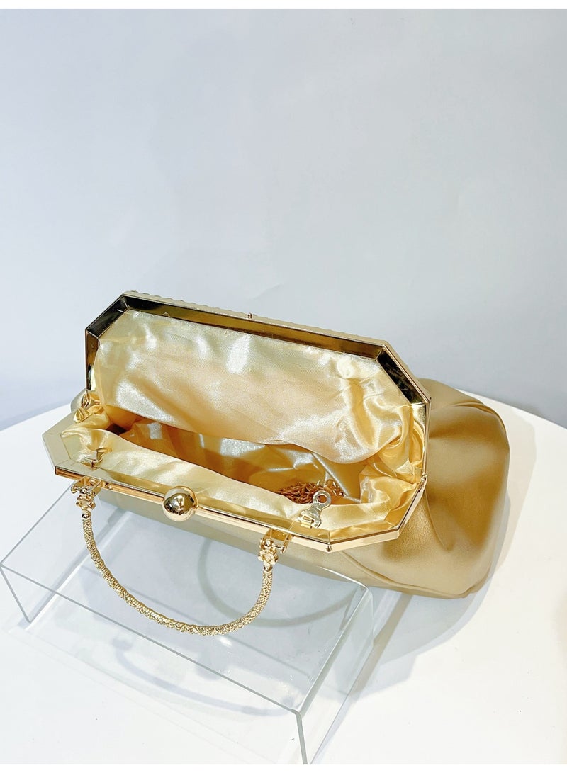 MAGNISHAN Luxury Rhinestone Evening Clutch Bag for Women, Elegant Party Handbag with Chain Strap - Image 4
