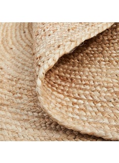 Urban Home Urban Home Handwoven Natural 5x8 feet Full Room Carpet Jute Braided Carpet Mats | Reversible Floor Covering Carpets Rug Mat | Anti Slip Backing Heavy Carpet Runner for Living Room Bedroom (5x8 feet)  - Image 3