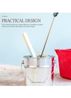 Generic 60cm Cement & Paint Mixer Head – Electric Drill Mixing Paddle for Concrete, Epoxy, Grout, Plaster & More  - Image 3
