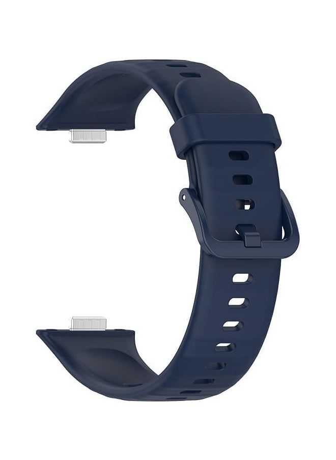 Ocean - Replacement Bands Compatible with Huawei Watch Fit 3, Silicone Sports Wrist Strap Adjustable Wrist Bands for Women Men, Lightweight Sport Wristband Intended for Huawei Watch Fit3, Midnight Blue ﻿ - Image 1