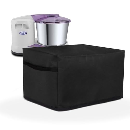 Crasome Dust Proof Water Resistant Kitchen Wet Grinder Cover for 2 Litre Table Top Ultra Perfect S | Ultra Perfect Plus - Black - Image 1