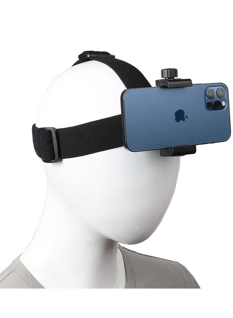 KASTWAVE Phone Head Mount, Head Mount Phone Holder, Outdoor Live Shooting Brachet Head Mount for iPhone, Action Camera  - Image 3