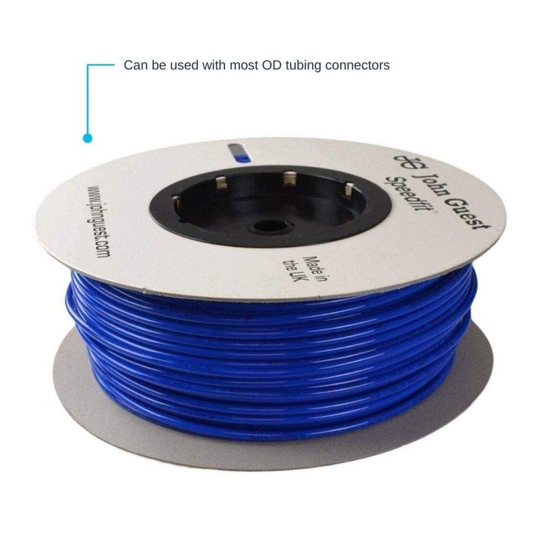 John Guest 3/8 Inch x 25 Feet LLDPE Tubing, Flexible Water Tubing for Plumbing, Blue, PE-12-EI-025F-B - Image 5