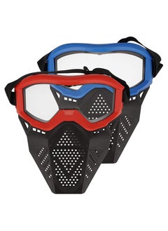 KASTWAVE Tactical Mask with Goggles, Full Mask Protect Eyes Compatible with Nerf Rival, Apollo, Zeus, Khaos, Atlas, Artemis Blasters Rival Mask, for Kids CS Airsoft Shooting Game, 2 PCS  - Image 1