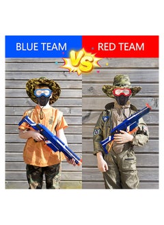 KASTWAVE Tactical Mask with Goggles, Full Mask Protect Eyes Compatible with Nerf Rival, Apollo, Zeus, Khaos, Atlas, Artemis Blasters Rival Mask, for Kids CS Airsoft Shooting Game, 2 PCS  - Image 5