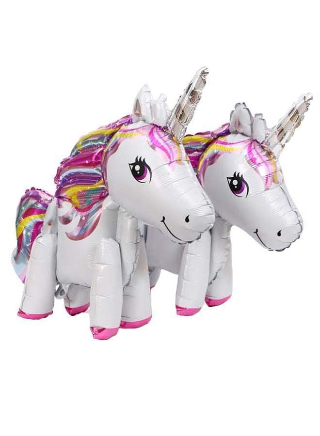 NIBEMINENT 2-Piece Cartoon Unicorn Balloon Set - Image 1