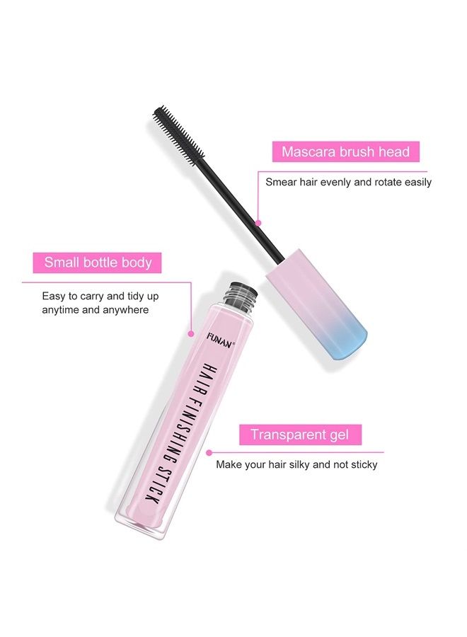 FUNAN Hair Finishing Stick 2 Pack, Flyaway Feel Stick Hair, Small Broken Hairs Finishing Cream, Non-Greasy and Non-Sticky …