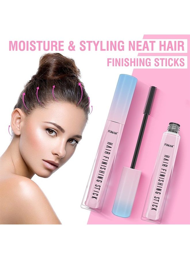 FUNAN Hair Finishing Stick 2 Pack, Flyaway Feel Stick Hair, Small Broken Hairs Finishing Cream, Non-Greasy and Non-Sticky …
