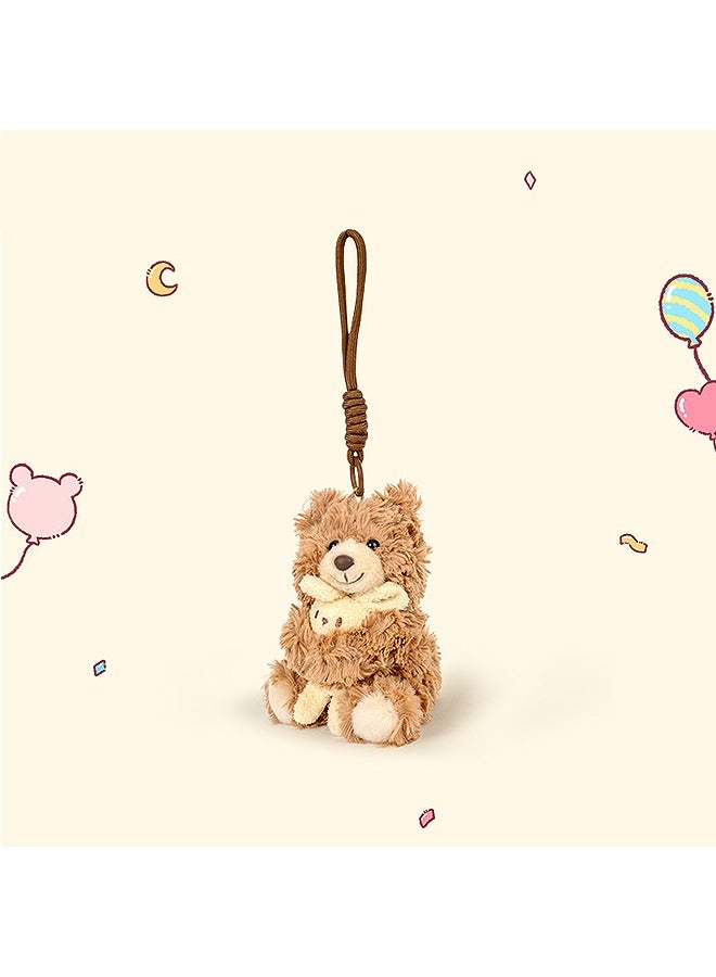 Beyond Bear Plush Puppets, Rabbit and the Bear Plush Doll for Kids, Plush Pendant Gift for Girls (Brown)  - Image 4