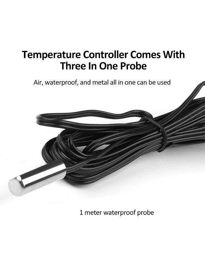 Generic ZFX-9060A Digital Temperature Controller Intelligent Temperature Regulator DC12V 10A Timing Thermostat Support Heating/Cooling/Temperature DC12V 10A  - Image 2