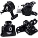 DOFOCH Engine Motor Mount Trans Mount Fit for 20072012 Dodge Caliber 20072016 Jeep Compass Patriot 20L 24L Engine Replace A5415 A5416 A5417 A5418 3131 3130 3145 3134 - Image 2