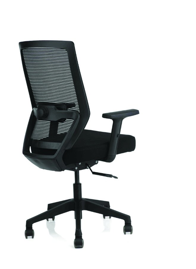 Evolt Mid Back Ergonomic Office Chair Black - pzsku/ZF7C475C119405CA60D61Z/45/_/1730200210/52bfe9fd-7fdd-4f50-9e22-345c504fc04d