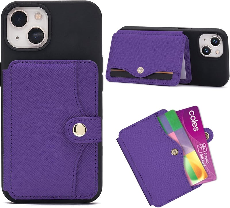 M-Plateau Small Women's Wallet with Kickstand & Credit Card Holder - Purple - Image 1