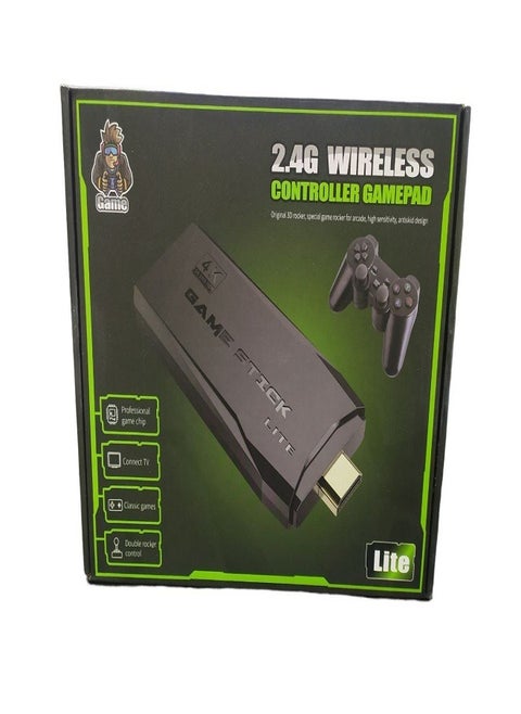 وحدة تحكم ألعاب ريترو، وحدة تحكم ألعاب فيديو بمخرج HDMI 4K، مدمجة في أكثر من 10000 لعبة كلاسيكية، مع وحدتي تحكم مريحتين، وحدة تحكم ألعاب التوصيل والتشغيل
