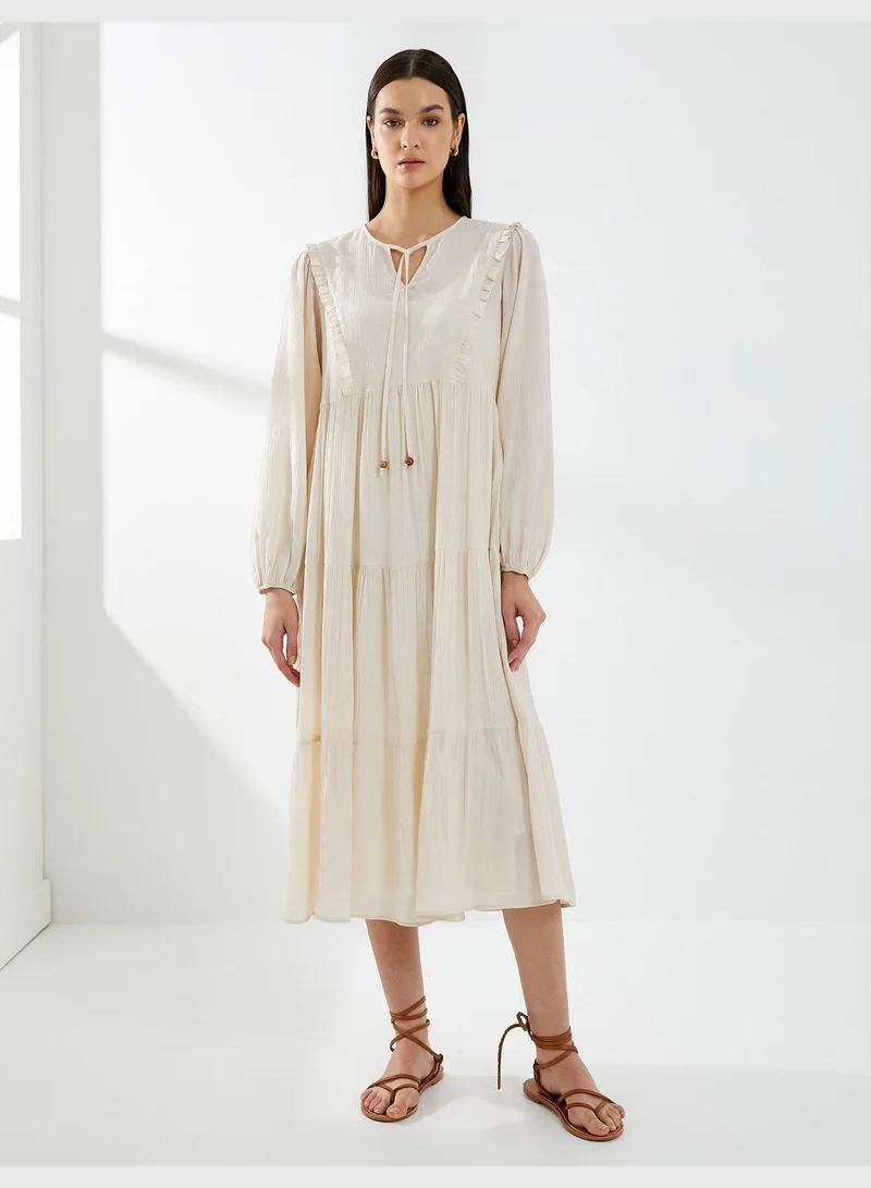 KOTON Tiered Cotton Dress