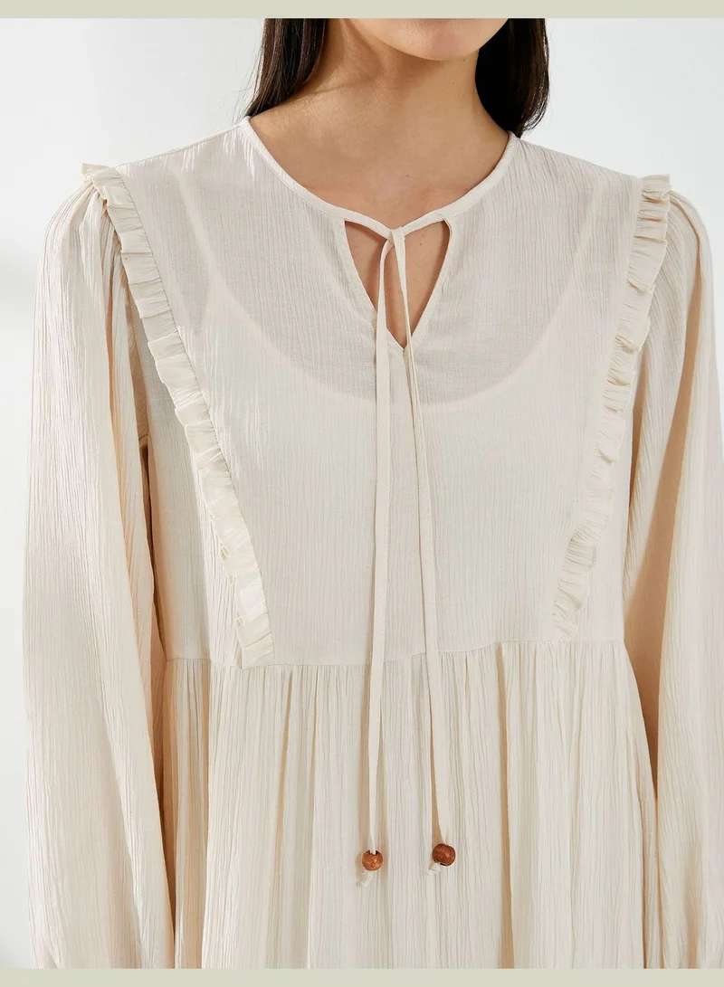 KOTON Tiered Cotton Dress